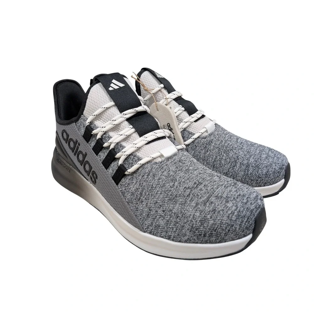 Adidas Lite Racer Adapt 8.0 Wide Mens Shoes Grey Black KJ5076 Size 11 NIB